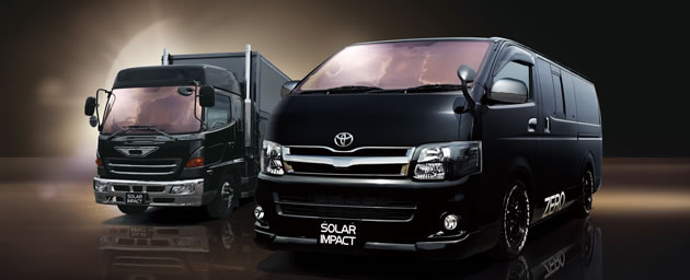 新時代の車検対応型カラード・フロントガラス